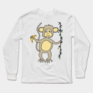 Monkey in the jungle Long Sleeve T-Shirt